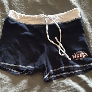 3/$15 5th & Ocean Blue and White Athletic Shorts with Detroit Tigers Logo small
